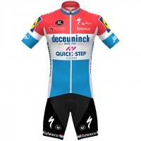Fahrradbekleidung Radsport 2020 DECEUNINCK QUICK-STEP Luxembourgian Champion Radbekleidung Satz Trikot Kurzarm+Fahrrad Radtrikot Kaufen