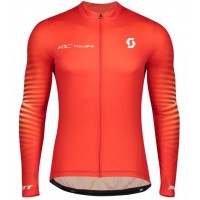 Fahrradbekleidung Radsport 2020 SCOTT RC TEAM 10 Trikot Langarmrot Radtrikot Kaufen