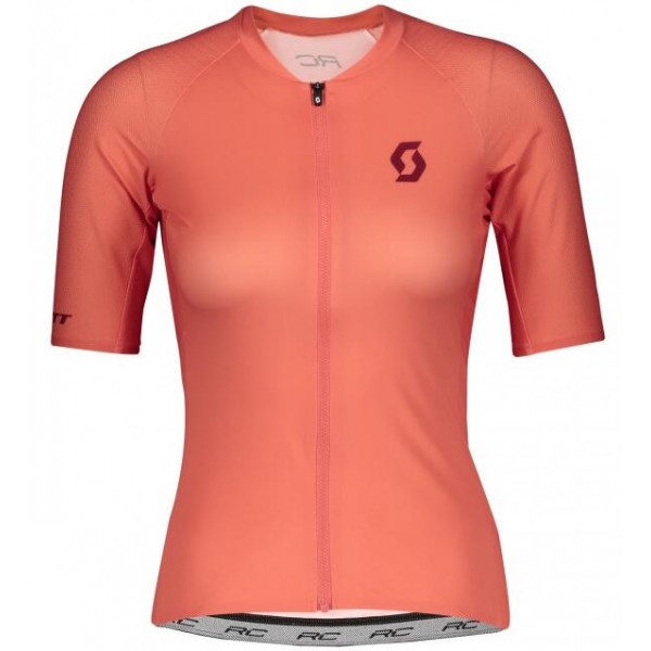 Fahrradbekleidung Radsport 2020 Damen SCOTT RC Premium Trikot Kurzarm Outlet Rosa Radtrikot Kaufen