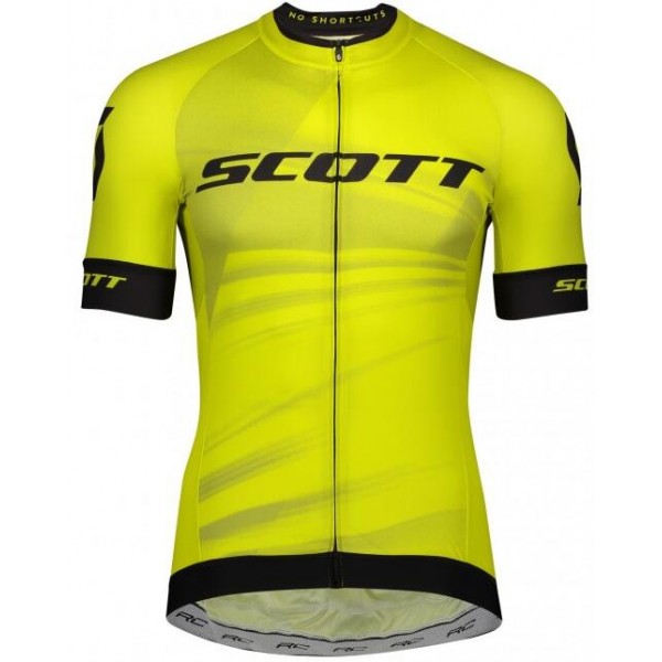Fahrradbekleidung Radsport 2020 SCOTT RC Pro Trikot Kurzarm Outlet gelb Radtrikot Kaufen
