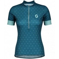 Fahrradbekleidung Radsport 2020 Damen SCOTT Endurance 20 Trikot Kurzarm Outlet Dunkelblau Radtrikot Kaufen