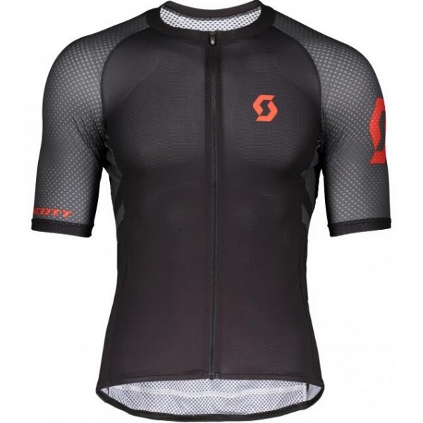 Fahrradbekleidung Radsport 2020 SCOTT RC Premium Climber Trikot Kurzarm Outlet schwarz/rot Radtrikot Kaufen