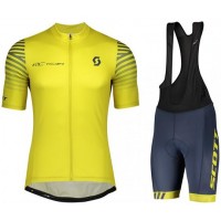 Fahrradbekleidung Radsport 2020 SCOTT RC TEAM 10 Radbekleidung Satz Trikot Kurzarm+Trägerhosen Set Out Radtrikot Kaufen