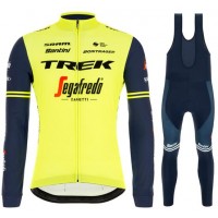 Fahrradbekleidung Radsport 2020 TREK-SEGAFREDO training edition Set Trikot Langarm+ Trägerh Radtrikot Kaufen