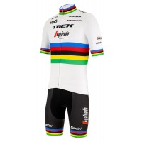 Fahrradbekleidung Radsport 2020 TREK-SEGAFREDO Road bike world champion Set Radbekleidung Satz Trikot Kurzarm+Fahrra Radtrikot Kaufen