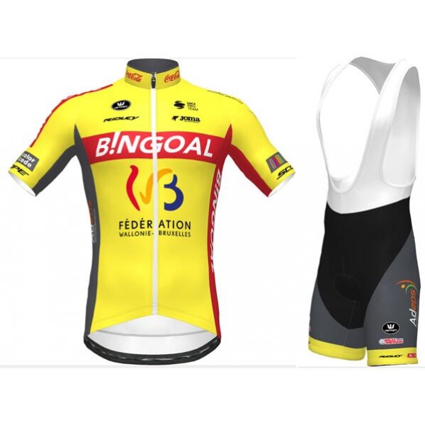 Fahrradbekleidung Radsport 2020 WALLONIE-BRUXELLES Radbekleidung Satz Trikot Kurzarm+Trägerhosen Se Radtrikot Kaufen