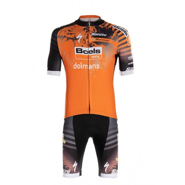 Fahrradbekleidung Radsport 2020 BOELS DOLMANS Radbekleidung Satz Trikot Kurzarm+Trägerhosen Set Outl Radtrikot Kaufen