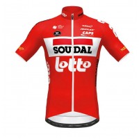 Fahrradbekleidung Radsport 2020 Lotto Soudal TdF Trikot Kurzarm Outlet rot We Radtrikot Kaufen