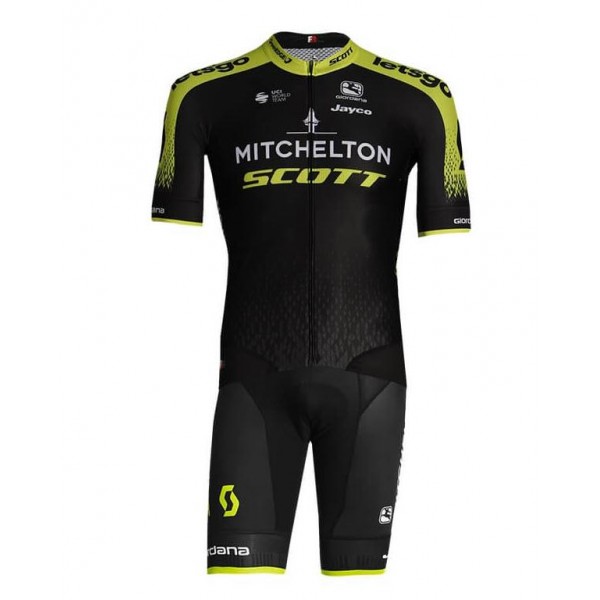 Fahrradbekleidung Radsport 2020 MITCHELTON SCOTT FRC Radbekleidung Satz Trikot Kurzarm+Trägerhosen Set Outl Radtrikot Kaufen