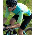 TIRANO Radtrikot kurzarm gelb/celeste