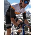 New Speed Radtrikot kurzarm grau/orange/weiß New Speed Radtrikot kurzarm grau/orange/weiß
