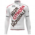 AG2R Citroen 2022 Radtrikot langarm-Radsport-Profi-Team AG2R Citroen 2022 Radtrikot langarm-Radsport-Profi-Team