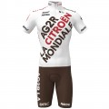 AG2R Citroen 2022 Radtrikot kurzarm (langer Reißverschluss)-Radsport-Profi-Team AG2R Citroen 2022 Radtrikot kurzarm (langer Reißverschluss)-Radsport-Profi-Team