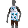 AG2R LA MONDIALE 2014 Kurzarmtrikot (kurzer Reißverschluss) Radsport-Profi-Team