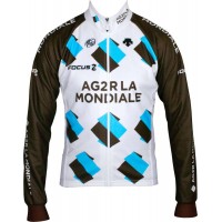 AG2R LA MONDIALE 2014 Radsport-Winterjacke Radsport-Profi-Team