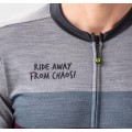 ALE CHAOS Gravel Radtrikot kurzarm schwarz/grau ALE CHAOS Gravel Radtrikot kurzarm schwarz/grau