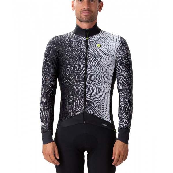 ALE CIRCUS Radtrikot langarm schwarz/weiß ALE CIRCUS Radtrikot langarm schwarz/weiß