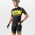 ALE CORSA Radhose kurz schwarz/neongelb