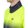 ALE GRADIENT Fahrradjacke neongelb/schwarz