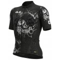ALE SKULL Radtrikot kurzarm schwarz