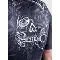 ALE SKULL Radtrikot kurzarm schwarz