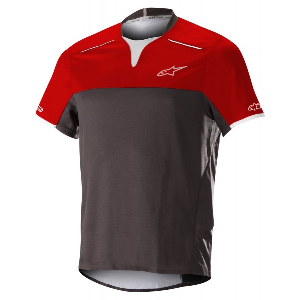 DROP PRO Radtrikot kurzarm MTB/Freeride black/red (schwarz/rot) DROP PRO Radtrikot kurzarm MTB/Freeride black/red (schwarz/rot)