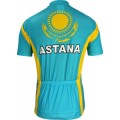 Astana kasachischer Meister 2010 Radsport-Profi-Team-Kurzarmtrikot mit kurzem Reißverschluss Astana kasachischer Meister 2010 Radsport-Profi-Team-Kurzarmtrikot mit kurzem Reißverschluss