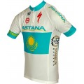 ASTANA kasachischer Meister 2011 Radsport-Profi-Team-Kurzarmtrikot mit kurzem Reißverschluss