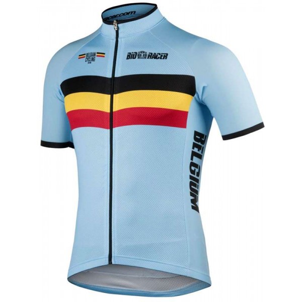 BELGIEN 2022 Radtrikot kurzarm (langer RV)-Radsport-National-Team BELGIEN 2022 Radtrikot kurzarm (langer RV)-Radsport-National-Team