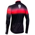 SANTERNO Radtrikot langarm schwarz/rot