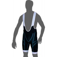 E14 ALUNZIO Trägerhose kurz schwarz