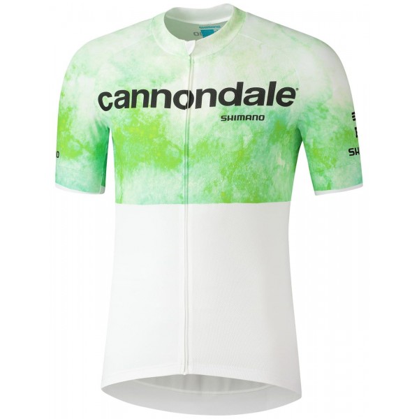 Cannondale FACTORY RACING 2022 Radtrikot kurzarm weiß (langer RV)-Radsport-Profi-Team