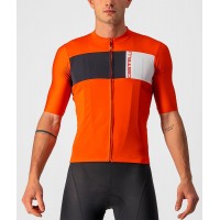 PROLOGO 7 Radtrikot kurzarm rot/orange