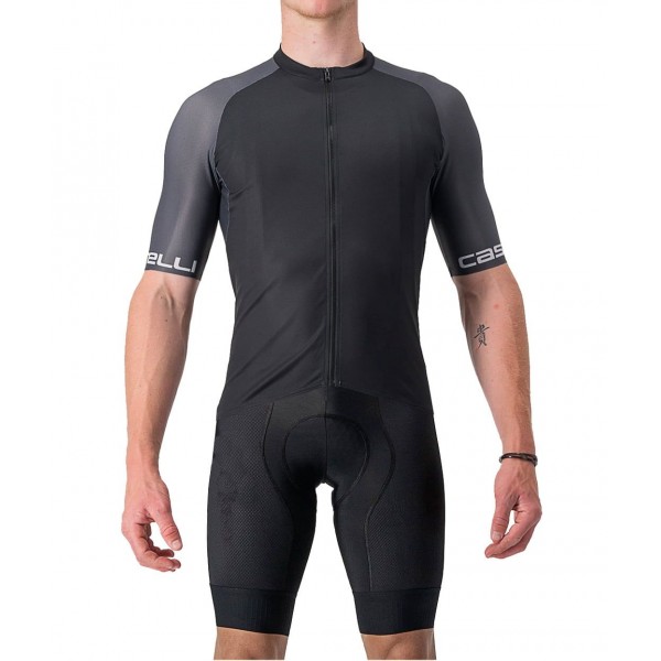 ENTRATA VI+COMPETIZIONE Radsport-Set (Kurzarmtrikot+Trägerhose) schwarz