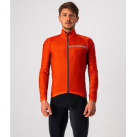 SQUADRA STRETCH JACKET-Fahrrad Windjacke orange-rot