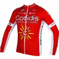 COFIDIS 2018 Radtrikot langarm-Radsport-Profi-Team