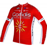 COFIDIS 2018 Radtrikot langarm-Radsport-Profi-Team