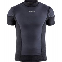 Active Extreme X Windschutz Kurzarm-Unterhemd schwarz