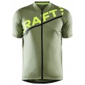 Core Endurance Logo Radtrikot kurzarm grün