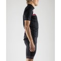REEL JERSEY Radtrikot kurzarm schwarz/rot