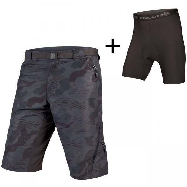 HUMMVEE II Bike Shorts anthrazit/camouflage