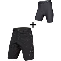 HUMMVEE II Bike Shorts black camo