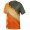 Singletrack Print Tee LTD Radtrikot kurzarm MTB/Freeride orange/olivgrün