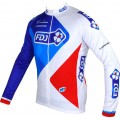 FRANCAISE DES JEUX (FDJ) 2016 Langarmtrikot B'TWIN Radsport-Profi-Team