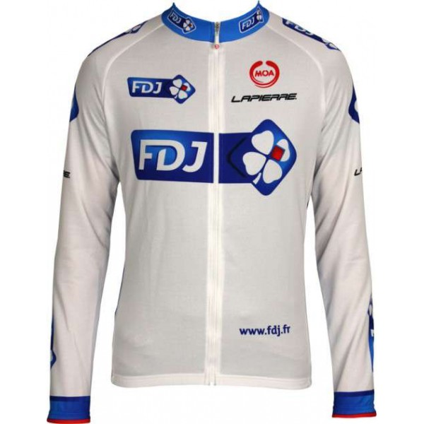 FRANCAISE DES JEUX (FDJ) 2011 Radsport-Profi-Team-Langarmtrikot FRANCAISE DES JEUX (FDJ) 2011 Radsport-Profi-Team-Langarmtrikot