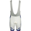FRANCAISE DES JEUX (FDJ) 2011 Radsport-Profi-Team-Trägerhose weiß FRANCAISE DES JEUX (FDJ) 2011 Radsport-Profi-Team-Trägerhose weiß