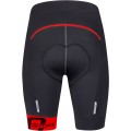 B30 Radhose kurz schwarz/rot