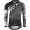DOWNHILL Radtrikot langarm MTB/Freeride schwarz/weiß