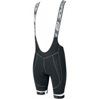 FAME Trägerhose kurz schwarz/weiß