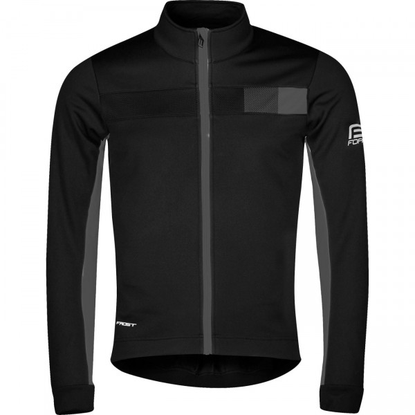 FROST Softshell Fahrradjacke schwarz/grau FROST Softshell Fahrradjacke schwarz/grau